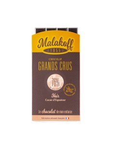 Tablette Chocolat Noir 76% Equateur Noir 90g.