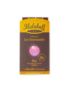 Tablette Chocolat Lait Pétillant 90g.