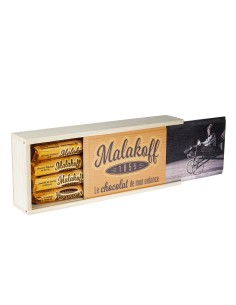 16 Chocolats Lait Noisettes Emballés dans Plumier 296g.