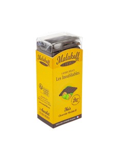 21 Carrés Délices Chocolat Noir Noisettes 110g.