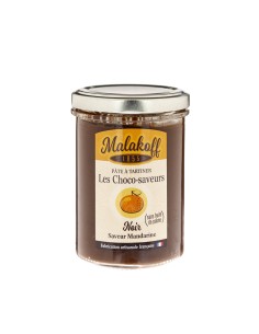 Pâte à tartiner Chocolat Noir saveur Mandarine 240g.