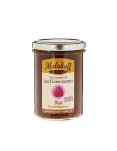 Pâte à tartiner Chocolat saveur Framboise 240g.