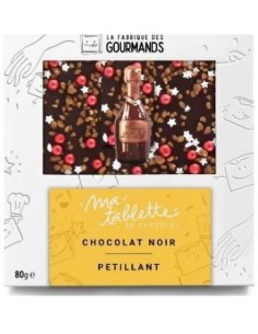 Tablette chocolat noir 80g. - Bonne Année