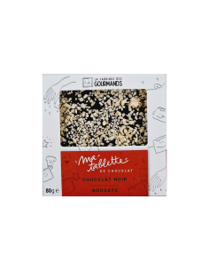 Tablette Chocolat noir 80g. - Nougat de Montélimar