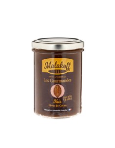Pâte à tartiner Chocolat Noir Grue - Fèves Cacao 240g.