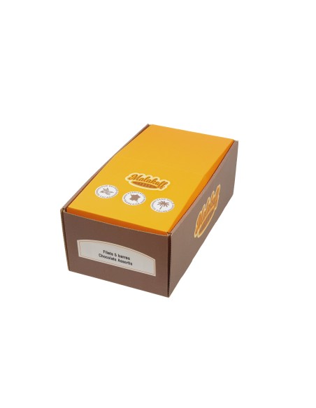 12 filets de 5 Barres Chocolats recettes assorties 1,110kg