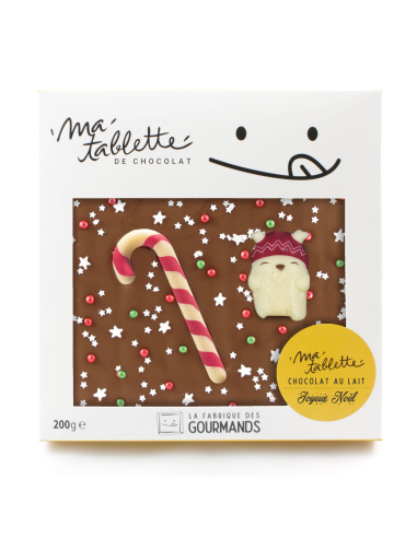 Tablette chocolat au lait 200g.- Orge