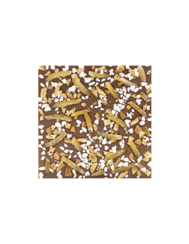 Tablette chocolat au lait 200g. - Citron meringué feuilletine