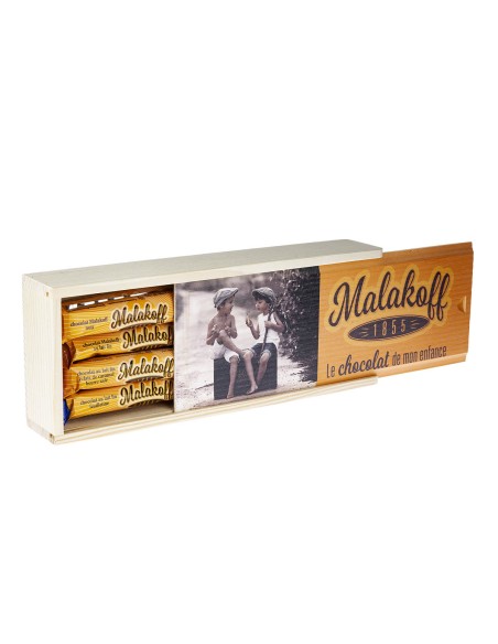 16 Chocolats Mélangés Emballés dans Plumier 296g.
