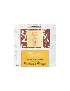 Tablette chocolat noir 80g. - Fête des Mères