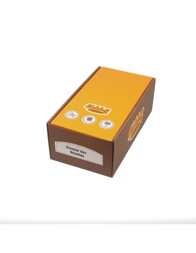 60 Chocolats Noir Noisettes Emballés 1,100kg.