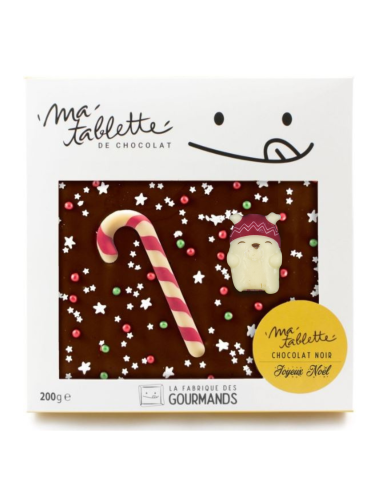 Tablette chocolat noir 200g. - Sucre d'orge