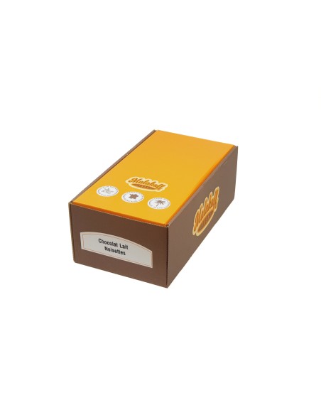 60 Chocolats Lait Noisettes Emballés 1,110kg.