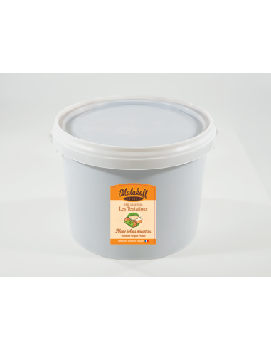 Pâte à tartiner Blanche Noisetteséclats de noisettes  2.5kg