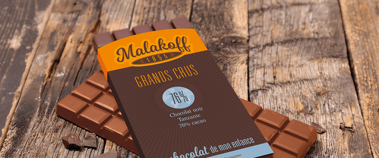 Barre Malakoff Chocolat Bio Recette d'Origine - Façon Chocolat